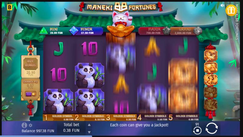 Maneki 88 Fortunes Demo - Play Free Slots at Great.com