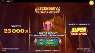 Legendary Treasures demo play free 3