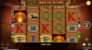 Eye Of Horus Rise Of Egypt demo play free 0