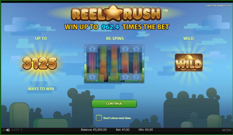 Reel Rush Demo - Play Free Slots at Great.com