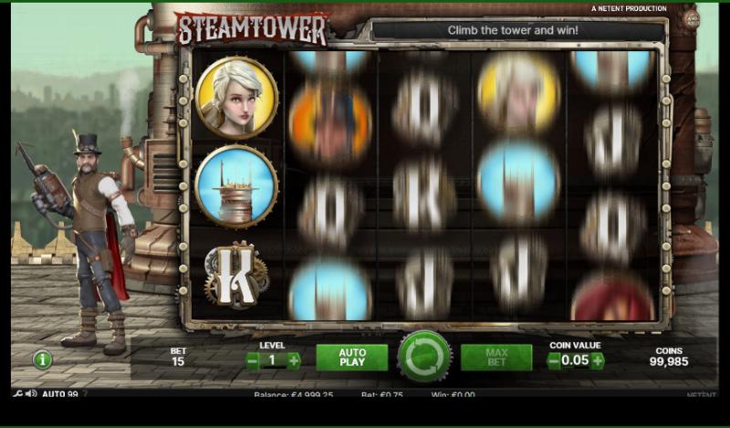 Steam Tower Demo - Play Free Slots at Great.com