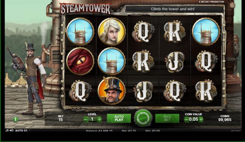 Steam Tower Demo - Play Free Slots at Great.com