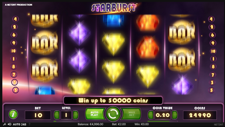 Starburst Slot - Good & Bad Version, Demo Play & RTP