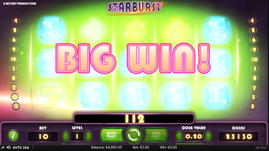 Starburst Slot - Good & Bad Version, Demo Play & RTP