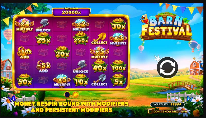 Barn Festival Slot - Good & Bad Version, Demo Play & RTP