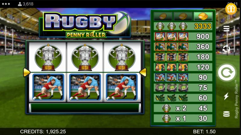 Rugby Penny Roller