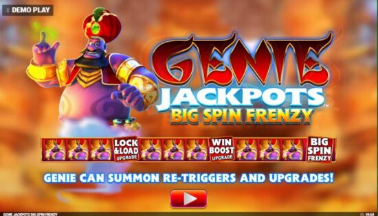 Genie Jackpots Big Spin Frenzy