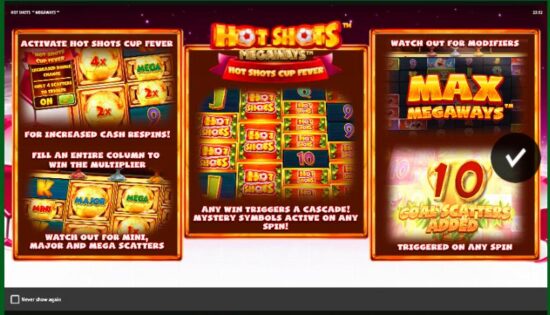 Hot Shots Megaways