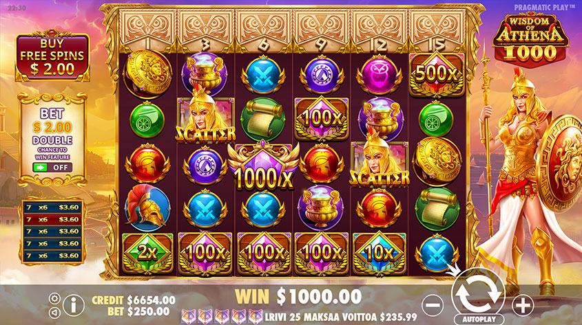 Wisdom Of Athena 1000 Demo - Play Free Slots at Great.com