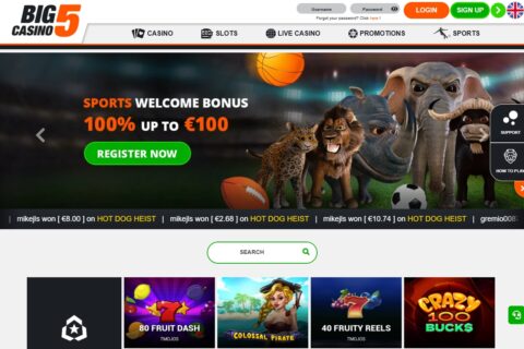 Big5 casino startsidan