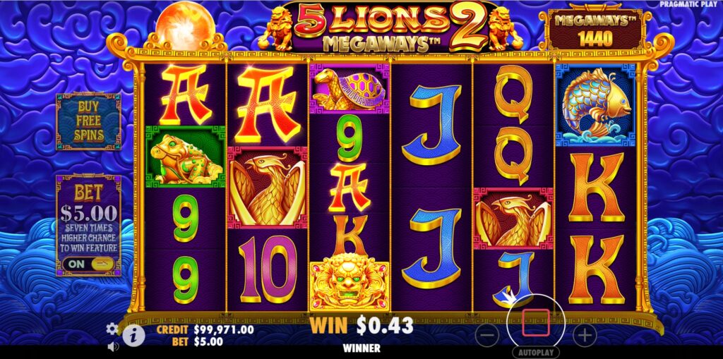 5 Lions Megaways 2 Demo - Play Free Slots at Great.com