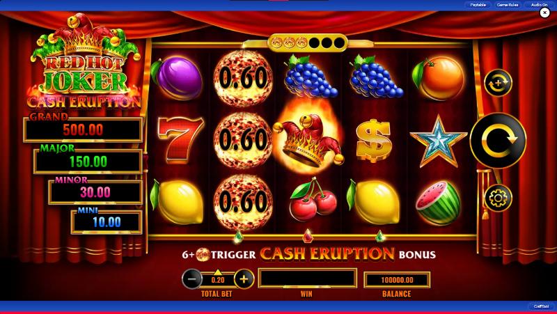 Cash Eruption Red Hot Joker