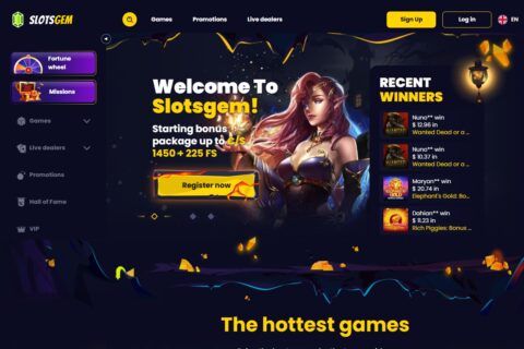 Slotsgem startsidan