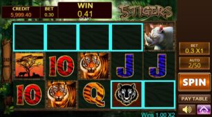 5 Tigers demo play free 1