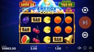 Energy Coins Hold And Win demo play free 3