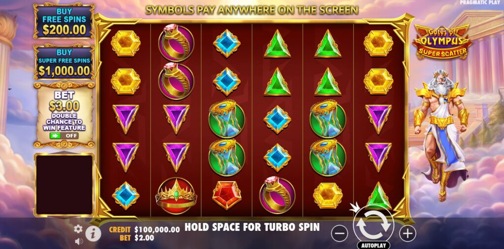 Gates Of Olympus Super Scatter Demo - Play Free Slots at Great.com