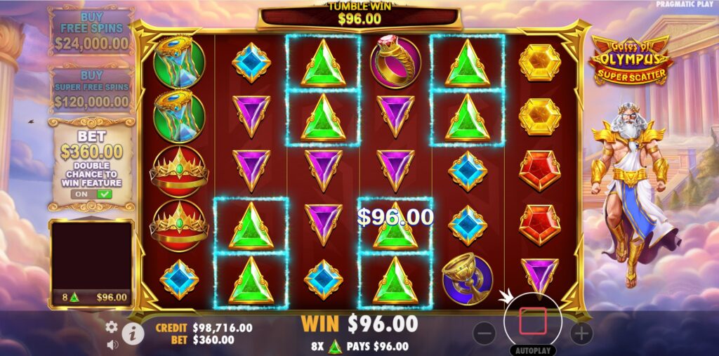 Gates Of Olympus Super Scatter Demo - Play Free Slots at Great.com
