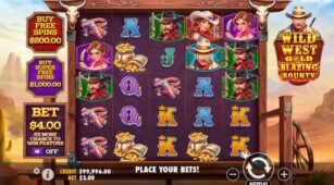 Wild West Gold Blazing Bounty demo play free 1