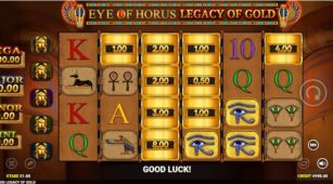 Eye Of Horus Legacy Of Gold demo play free 3