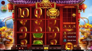 9 Lions Xmas Edition demo play free 3