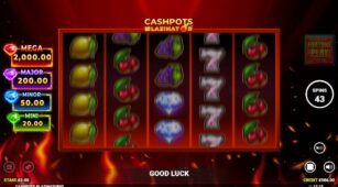 Cashpots Blazinator demo play free 1