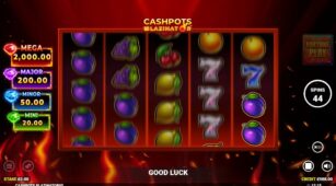 Cashpots Blazinator demo play free 3