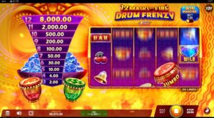 12 Masks Of Fire Drum Frenzy demo play free 3