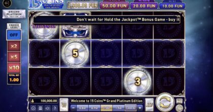 15 Coins: Grand Platinum Edition