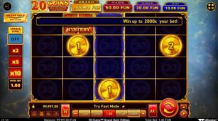 20 Coins Grand Gold Edition demo play free 3