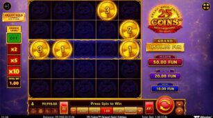 25 Coins Grand Gold Edition demo play free 0