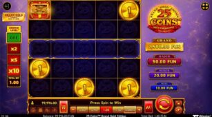 25 Coins Grand Gold Edition demo play free 2