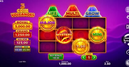 3 Coin Volcanoes