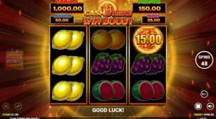 Cash Strike Win Boost demo play free 3
