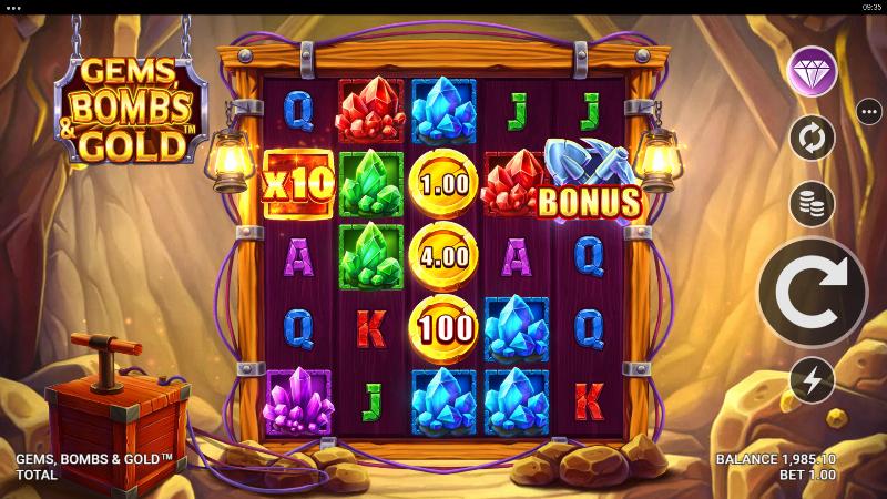 Gems, Bombs & Gold