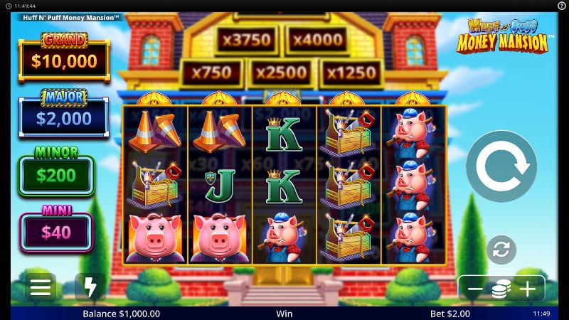 Huff N Puff Money Mansion