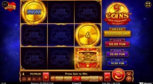 9 Coins Love The Jackpot demo play free 1