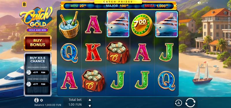 Catch The Gold Hold And Win