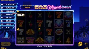 Fat Stacks Miami Cash demo play free 2