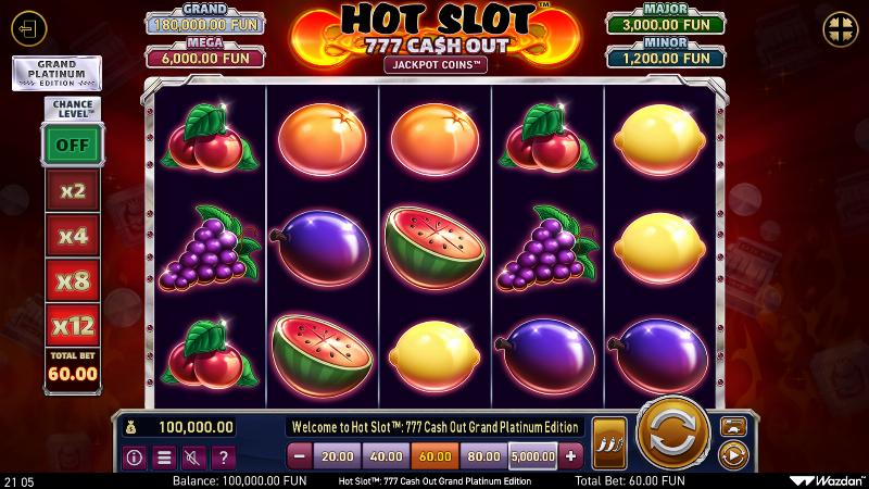 Hot Slot: 777 Cash Out Grand Platinum Edition