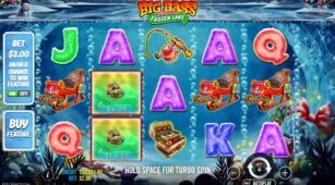 Big Bass Xmas Frozen Lake demo play free 3