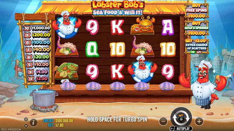 Lobster Bob’s Sea Food And Win It