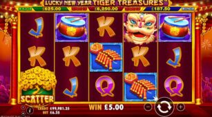 Lucky New Year: Tiger Treasures demo play free 3