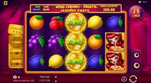 Miss Cherry Fruits Jackpot Party demo play free 2