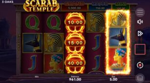 Scarab Temple demo play free 2