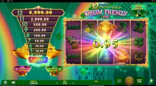 12 Pots Of Gold Drum Frenzy (Gameburger Studios) demo play free 1