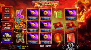 Floating Dragon Wild Horses demo play free 2