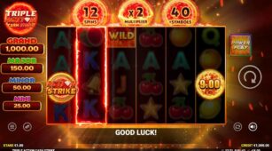 Triple Action Cash Strike demo play free 3