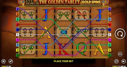 Eye Of Horus The Golden Tablet Gold Spins