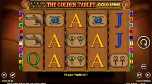 Eye Of Horus The Golden Tablet Gold Spins demo play free 0