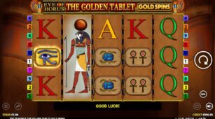 Eye Of Horus The Golden Tablet Gold Spins demo play free 3